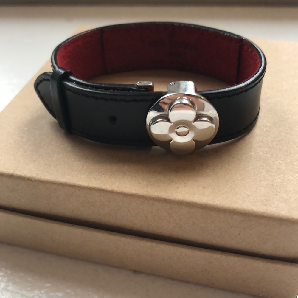 Louis Vuitton leather bracelet